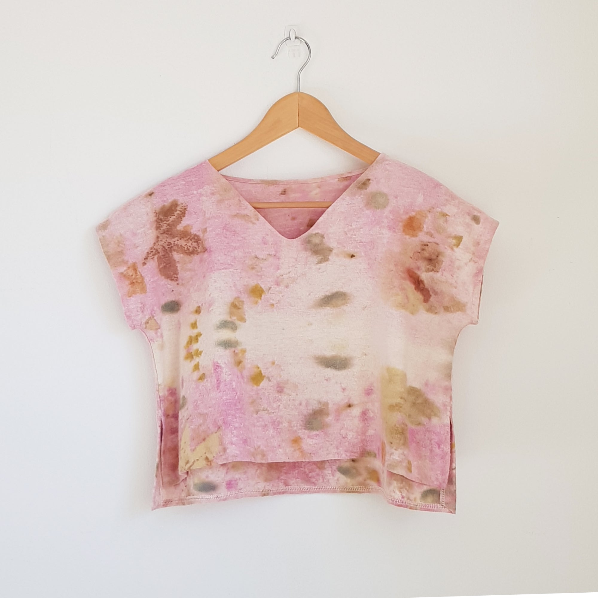 SPRING DREAM EcoPrint TOP - cotton flannel