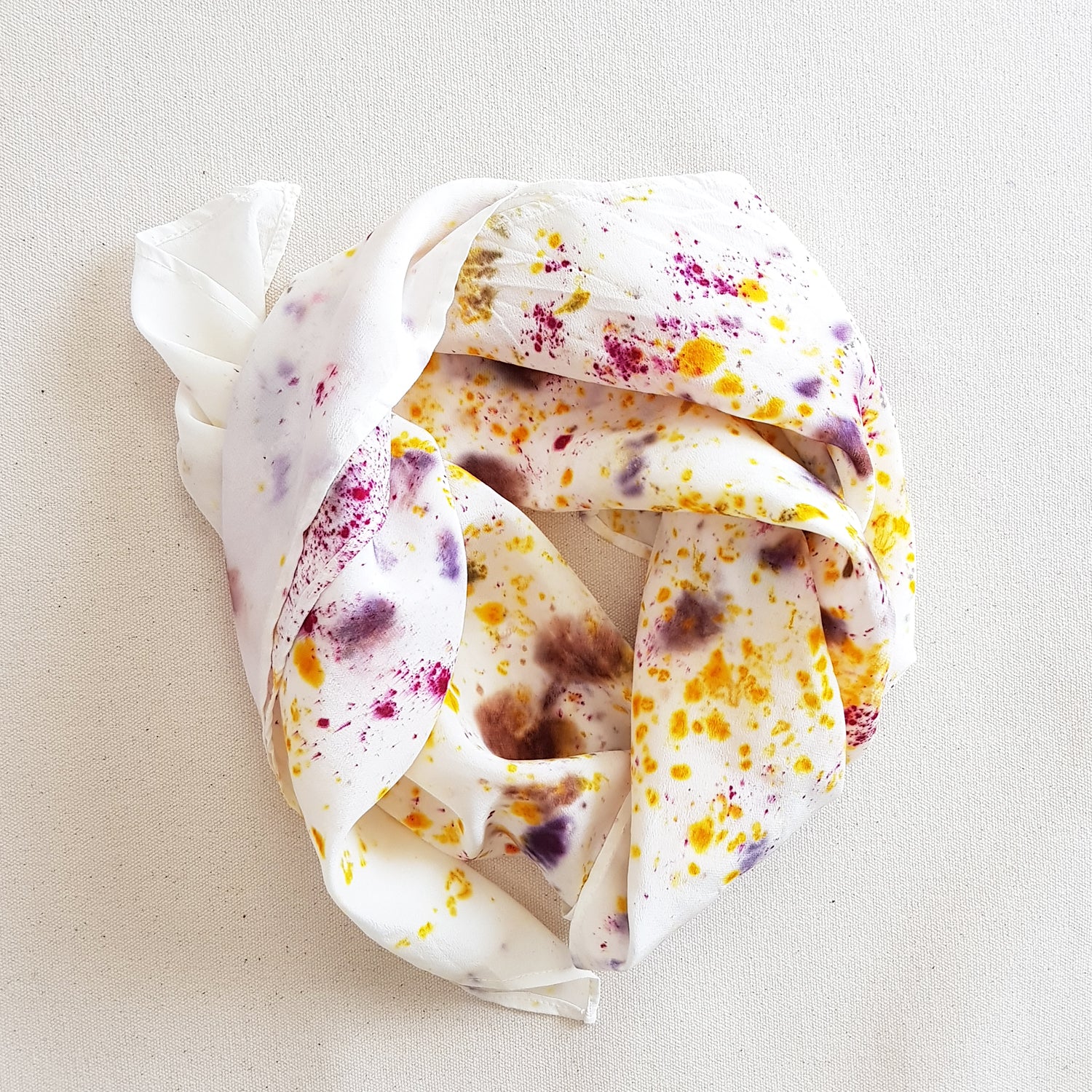 DIY Natural Dye Kit. Silk Scarf Dye Kit with organic dyes Great gift idea for DIYers