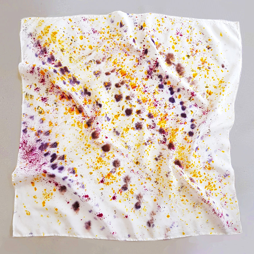 DIY Natural Dye Kit.  Silk Scarf Dye Kit with organic dyes  Great gift idea for DIYers