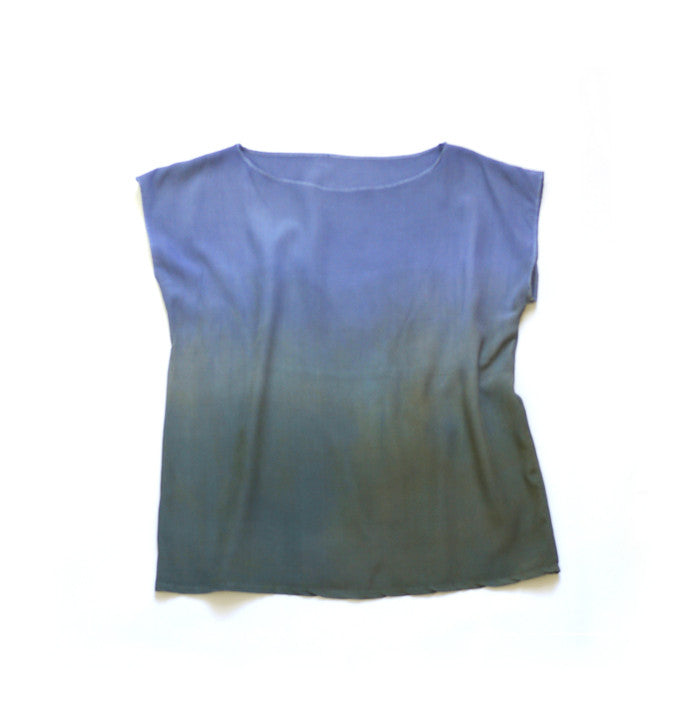 MEADOW. ombre silk top