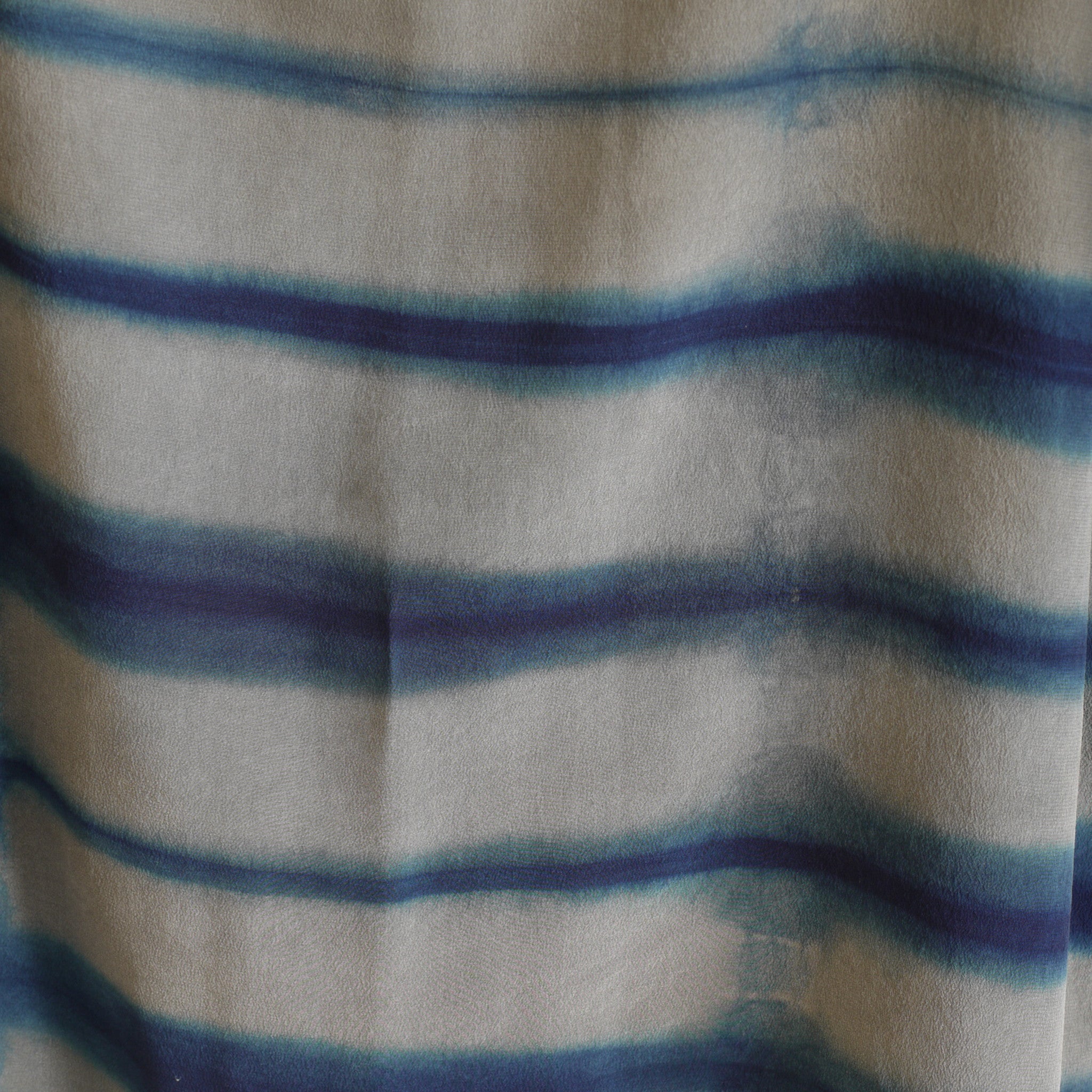 LINES. indigo dyed silk tee