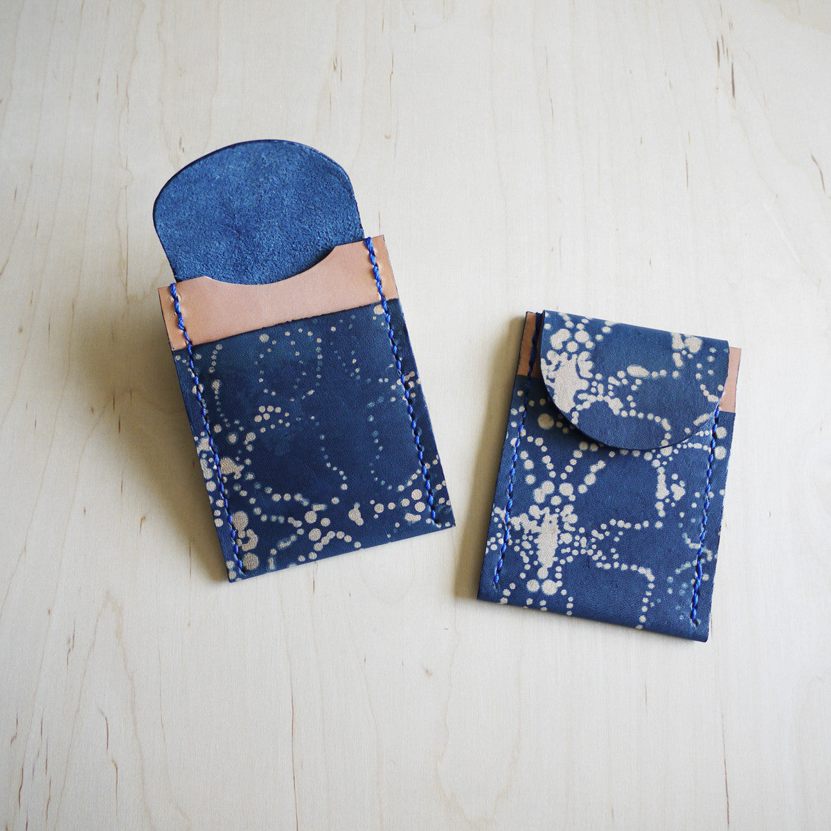 Indigo Leather Wallet